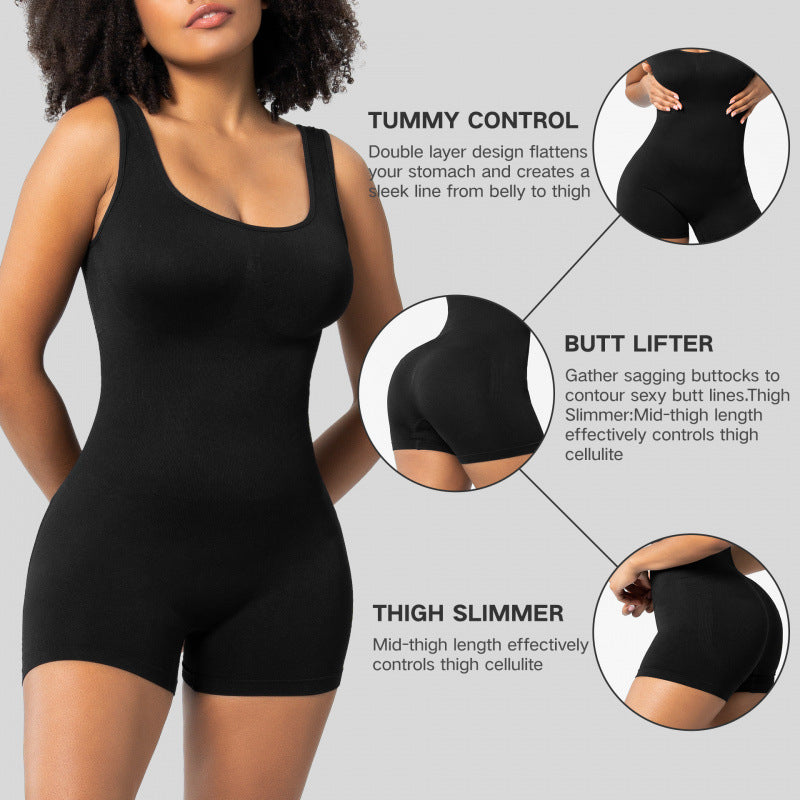 Yoga Tight Fitting Nylon Bodysuit